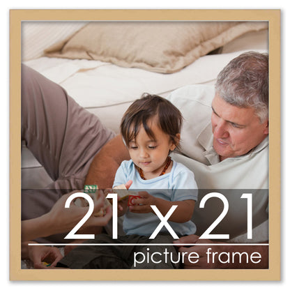 Traditional Natural Wood Picture Frame