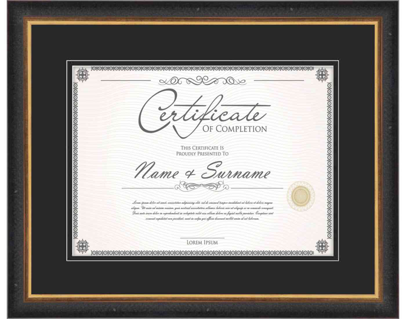 Color Frame for Certificates & Diplomas