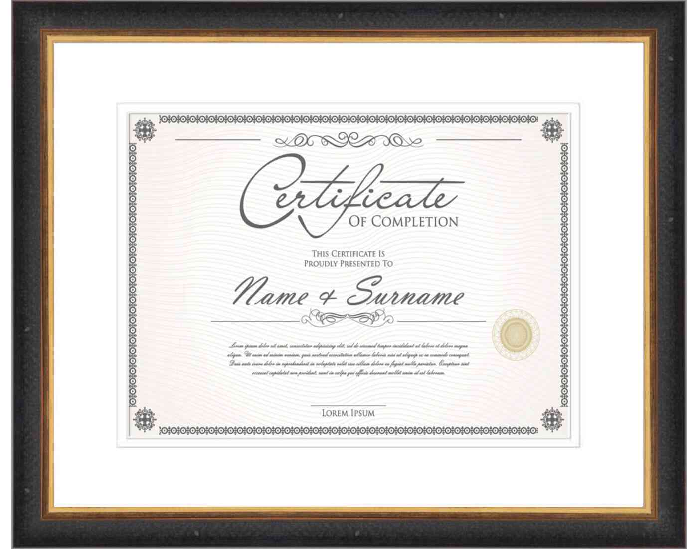 Color Frame for Certificates & Diplomas