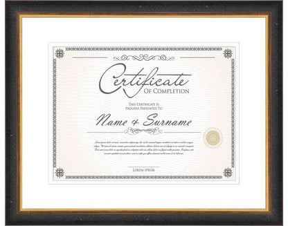 Color Frame for Certificates & Diplomas