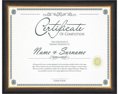 Color Frame for Certificates & Diplomas