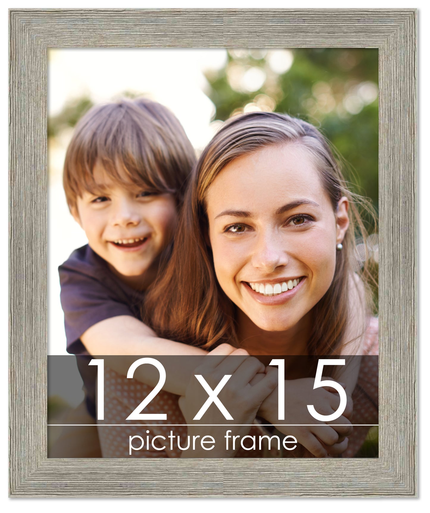 Distressed/Aged Contrast Grey Wood Picture Frame