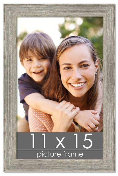 Distressed/Aged Contrast Grey Wood Picture Frame