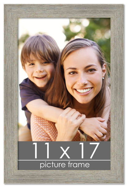 Distressed/Aged Contrast Grey Wood Picture Frame