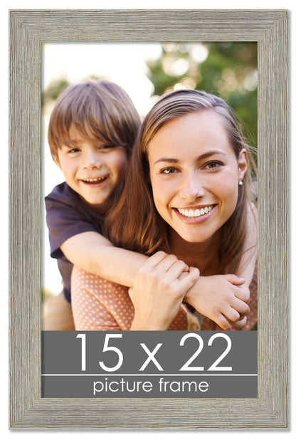 Distressed/Aged Contrast Grey Wood Picture Frame