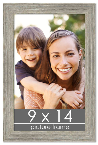 Distressed/Aged Contrast Grey Wood Picture Frame