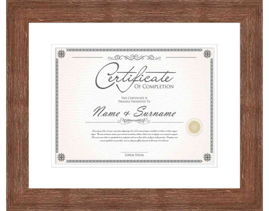 Color Frame for Certificates & Diplomas