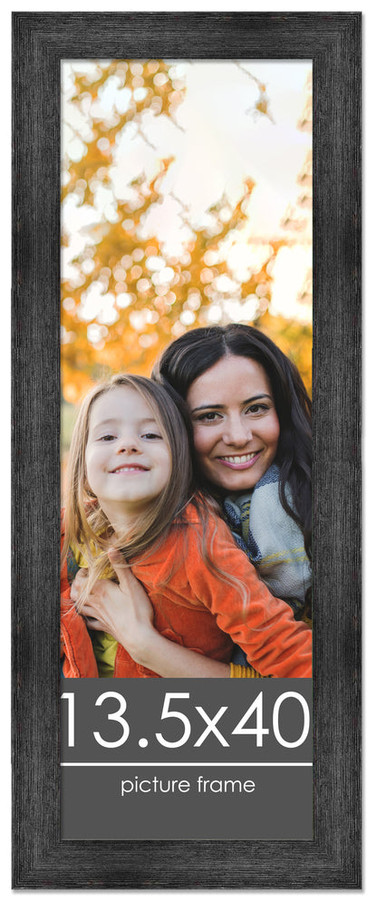 Distressed/Aged Black Wood Picture Frame