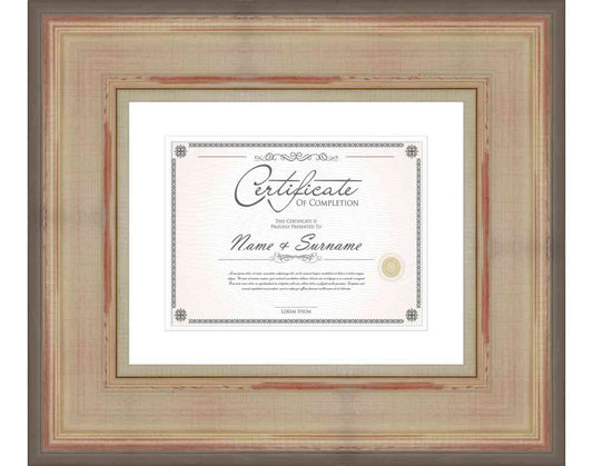 Silver Frame for Certificates & Diplomas