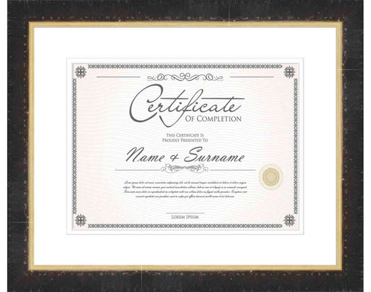 Walnut Frame for Certificates & Diplomas