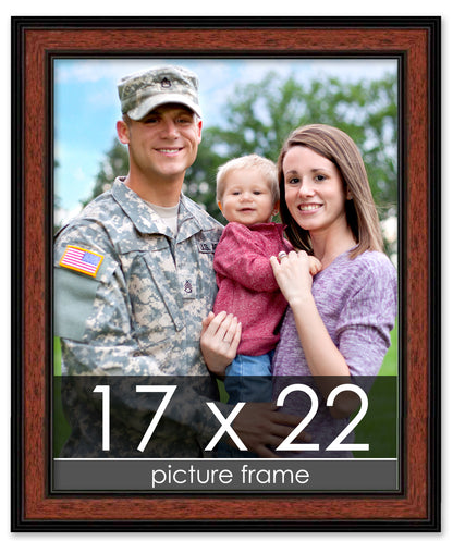Traditional Walnut Wood Picture Frame