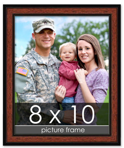 Traditional Walnut Wood Picture Frame