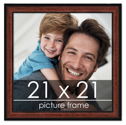 Traditional Mahogany Wood Picture Frame