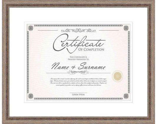 Other Wood Tones Frame for Certificates & Diplomas