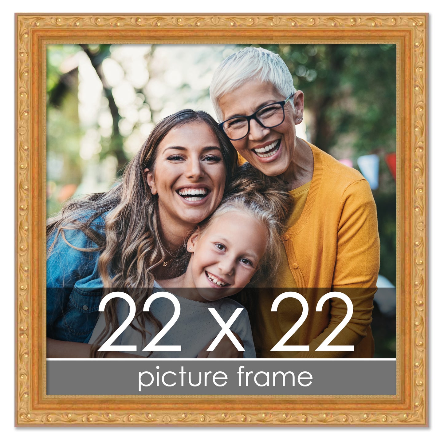 Traditional Gold Wood Picture Frame