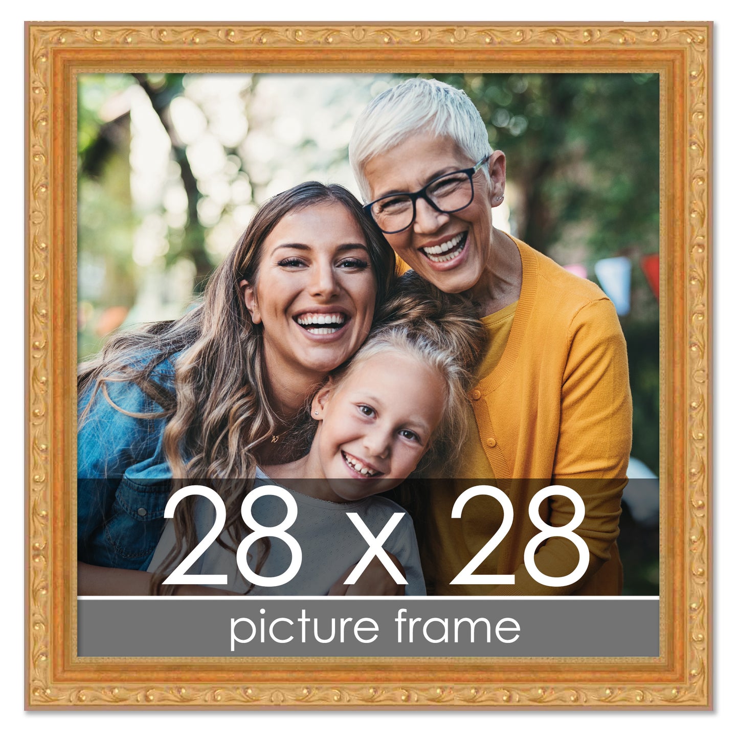 Traditional Gold Wood Picture Frame