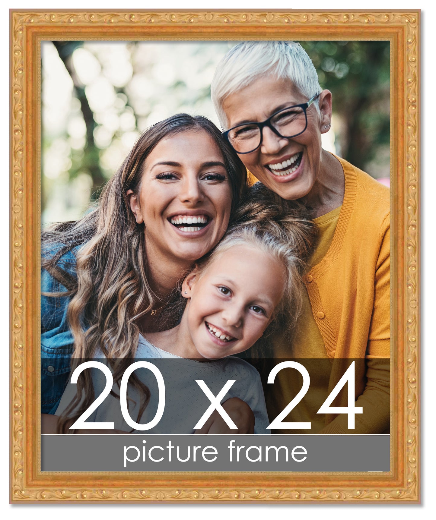 Traditional Gold Wood Picture Frame