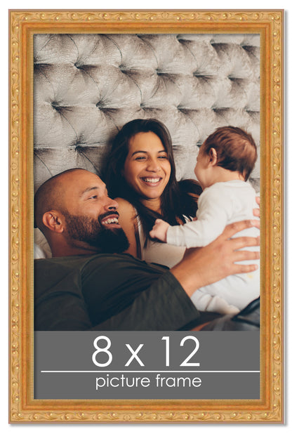 Traditional Gold Wood Picture Frame