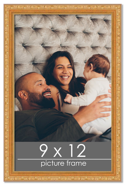 Traditional Gold Wood Picture Frame