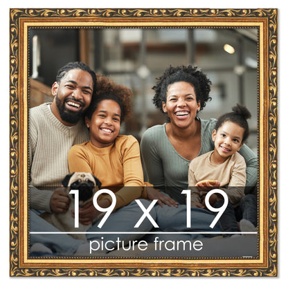 Traditional Gold Wood Picture Frame