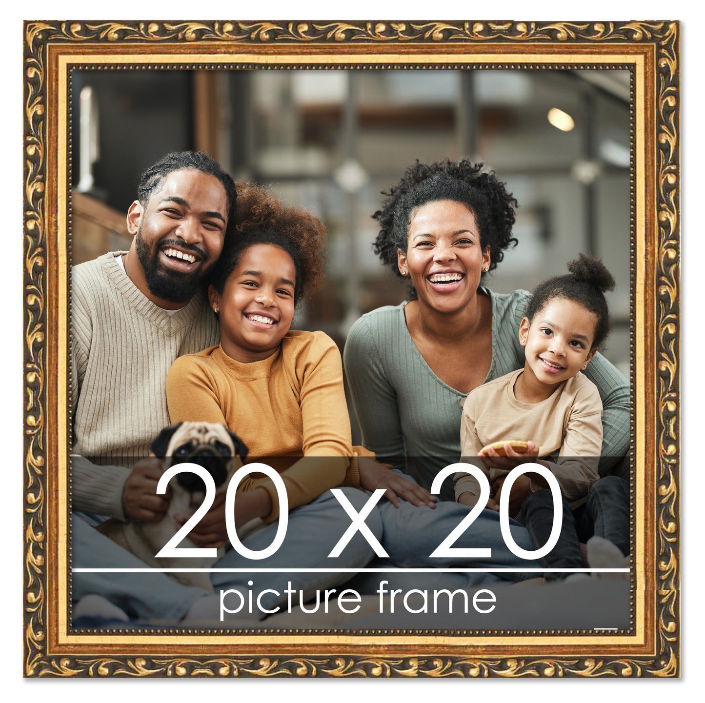 Traditional Gold Wood Picture Frame