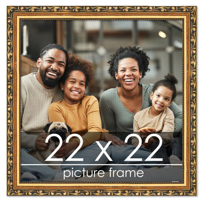 Traditional Gold Wood Picture Frame