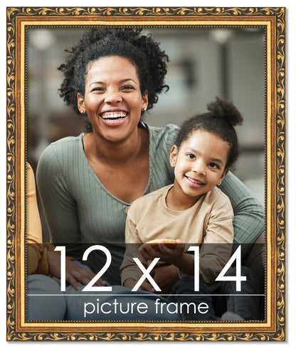 Traditional Gold Wood Picture Frame