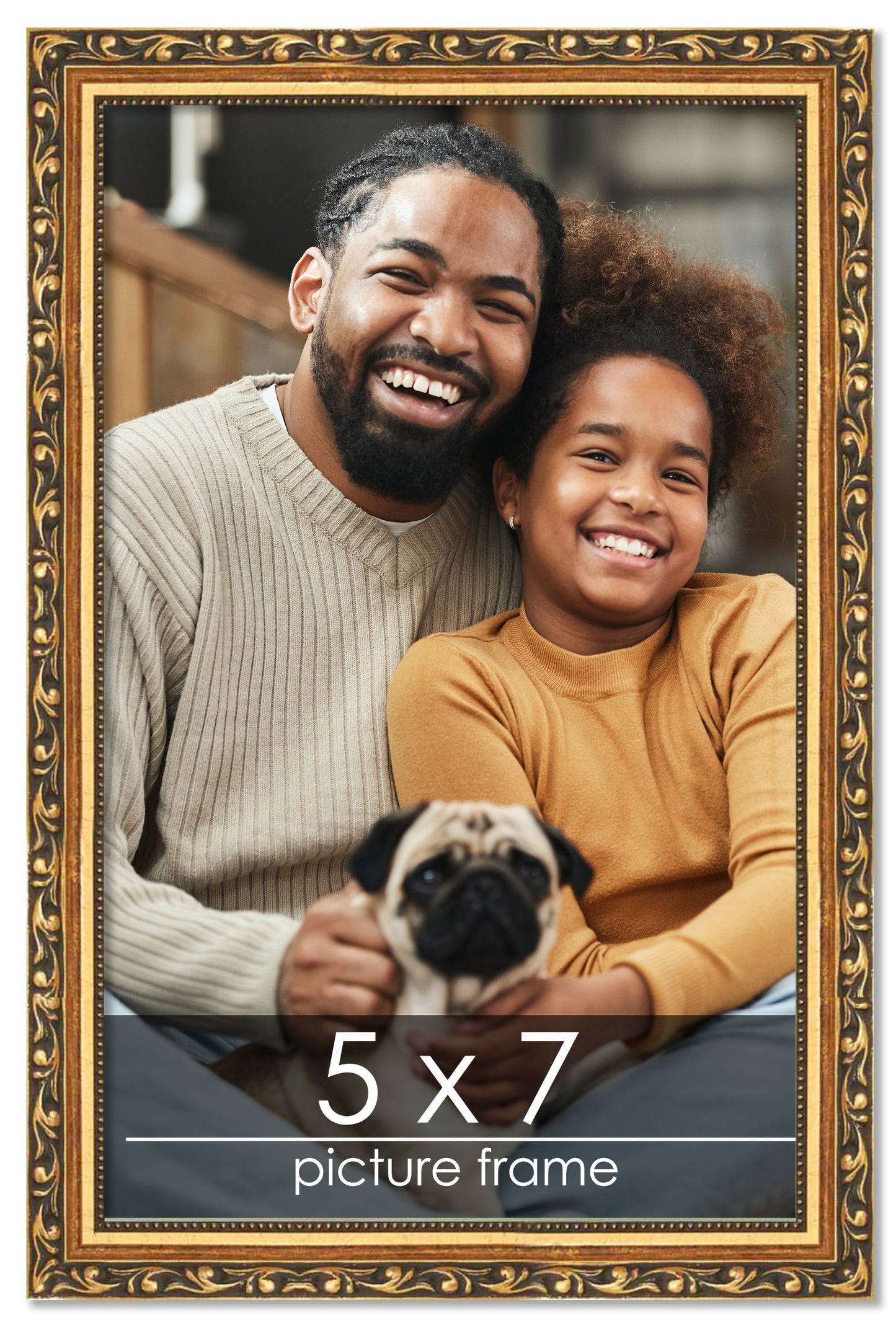 Traditional Gold Wood Picture Frame