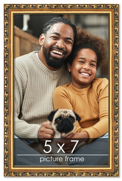 Traditional Gold Wood Picture Frame