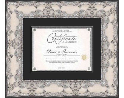 Pewter Frame for Certificates & Diplomas