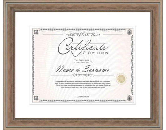 Bronze Frame for Certificates & Diplomas