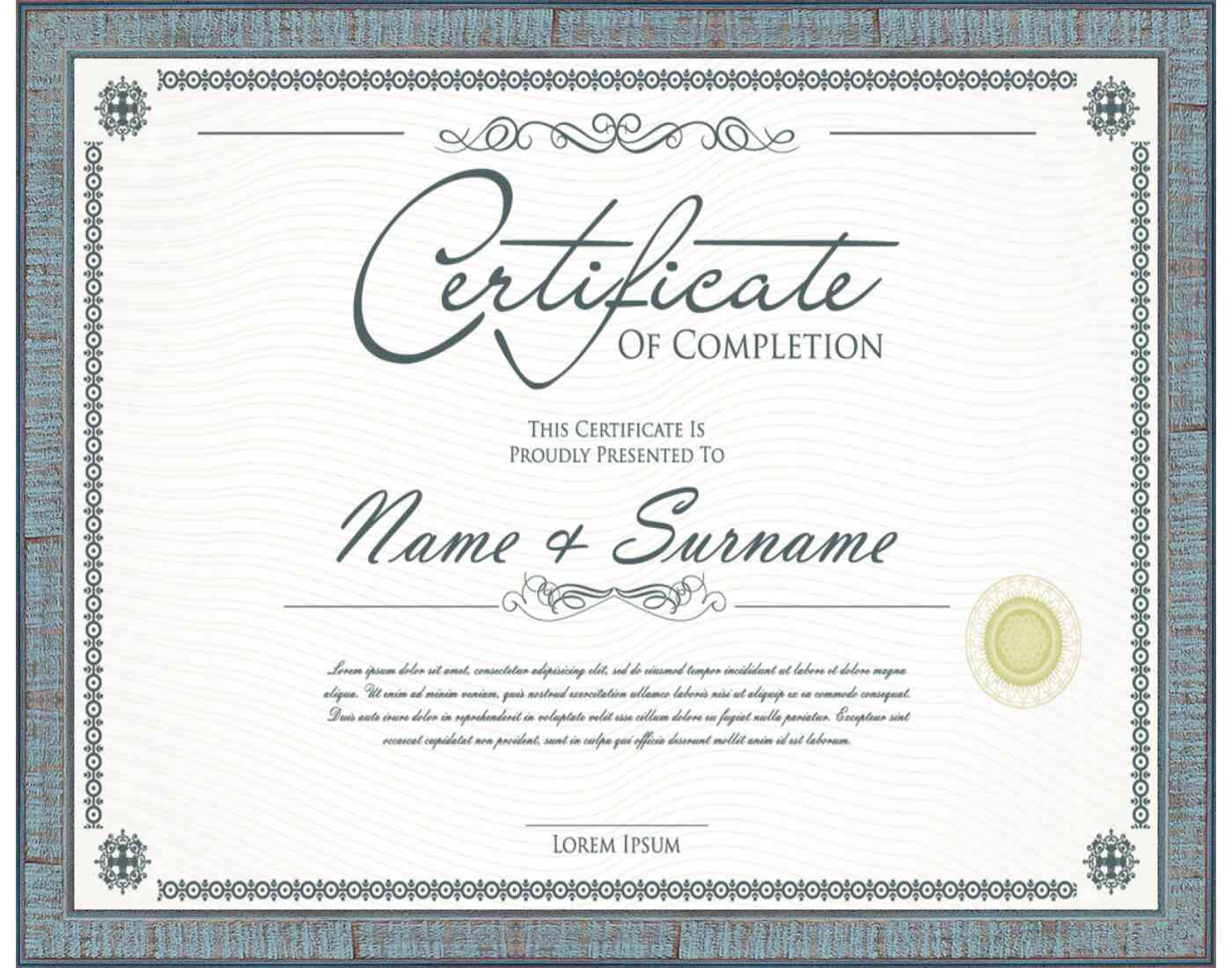 Misc Frame for Certificates & Diplomas