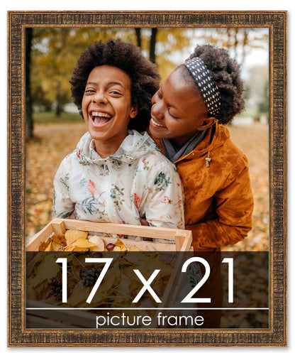 Distressed/Aged Gold Wood Picture Frame