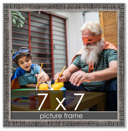Distressed/Aged Black Wood Picture Frame