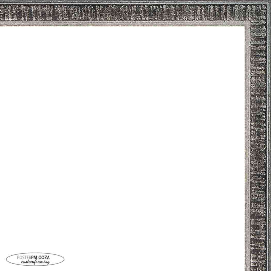 Distressed/Aged Black Wood Picture Frame