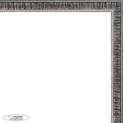 Distressed/Aged Black Wood Picture Frame