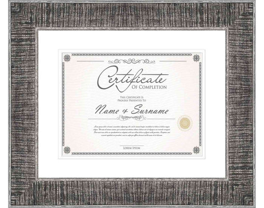 Black Frame for Certificates & Diplomas