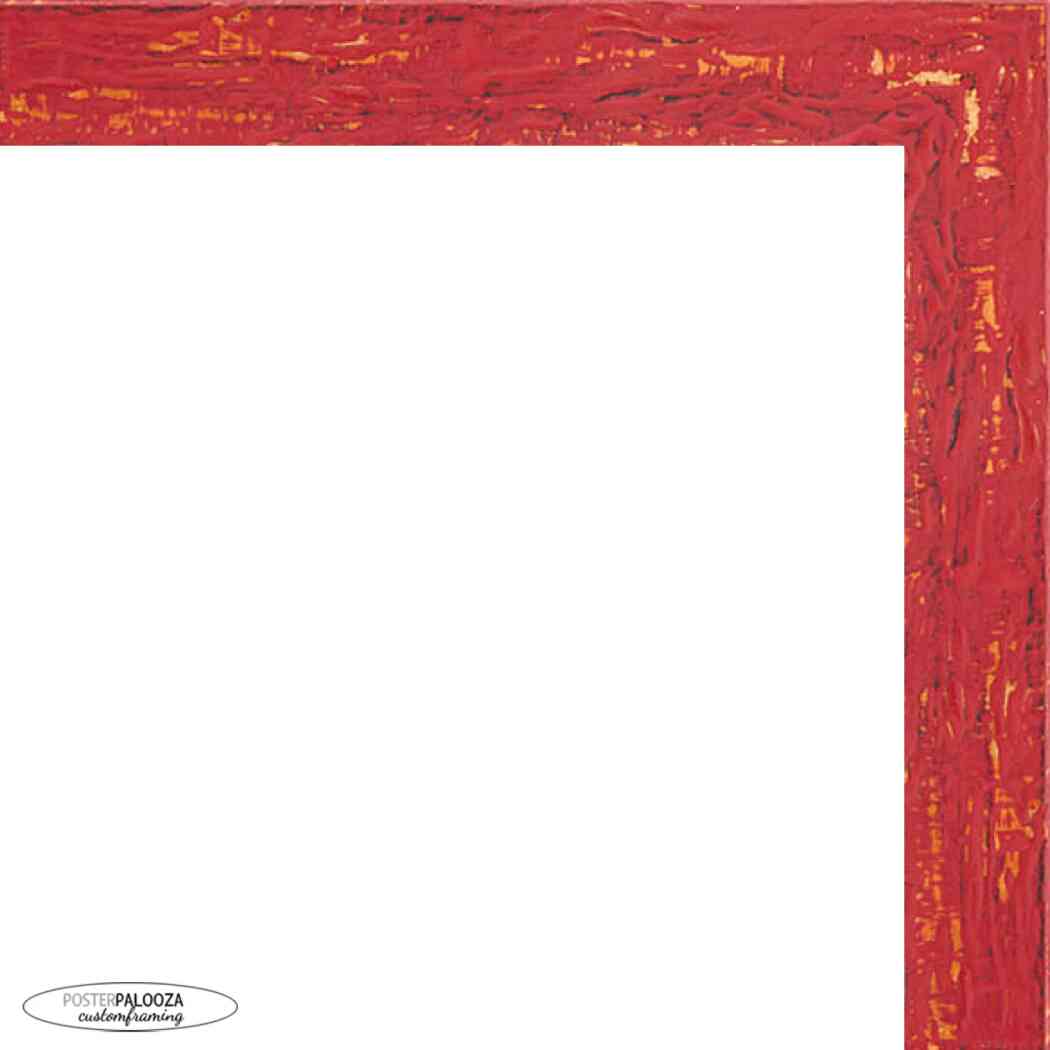 Shabby Chic Red Wood Picture Frame