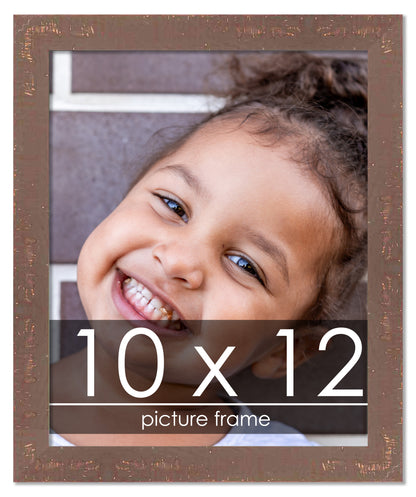 Shabby Chic Brown Wood Picture Frame