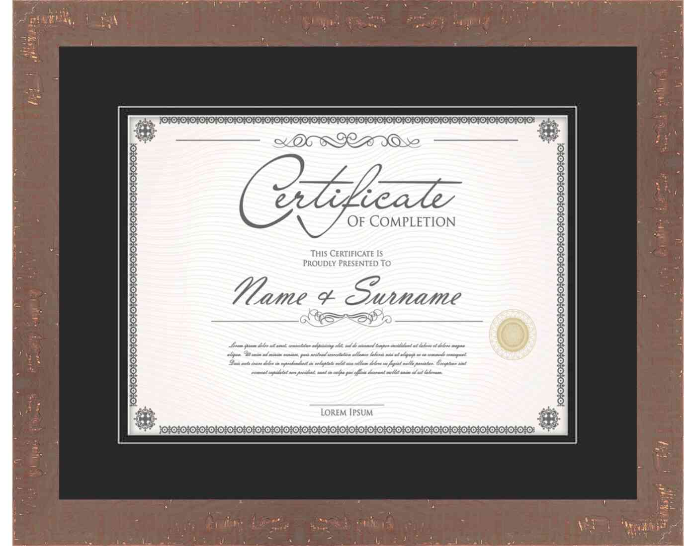 Color Frame for Certificates & Diplomas