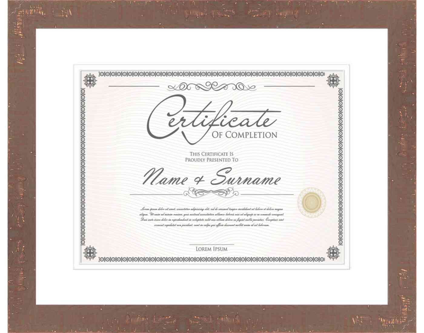 Color Frame for Certificates & Diplomas