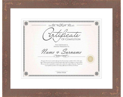 Color Frame for Certificates & Diplomas