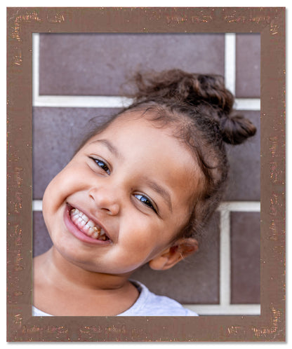 Shabby Chic Brown Wood Picture Frame