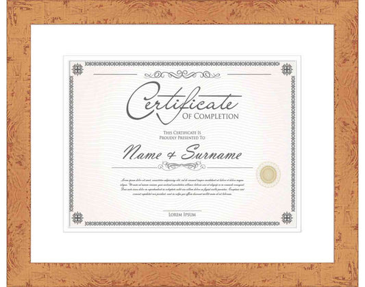 Natural Frame for Certificates & Diplomas