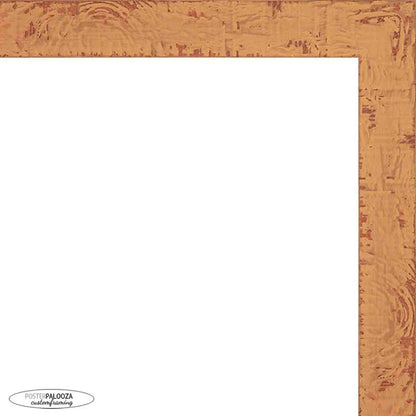 Shabby Chic Orange Picture Frame