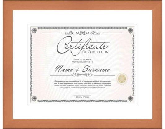 Bronze Frame for Certificates & Diplomas