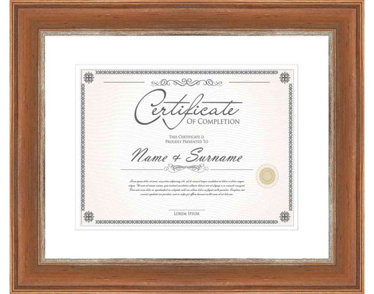 Natural Frame for Certificates & Diplomas