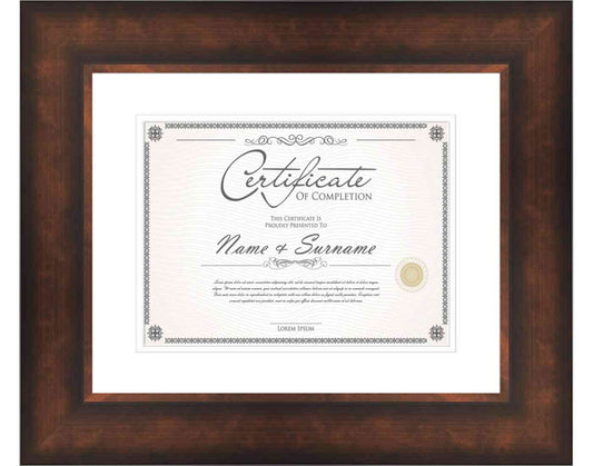 Bronze Frame for Certificates & Diplomas