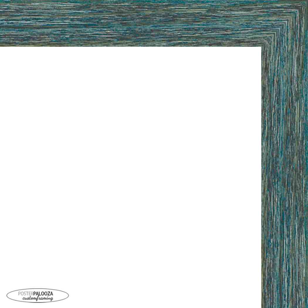 Distressed/Aged Blue Wood Picture Frame | Gustav Blue