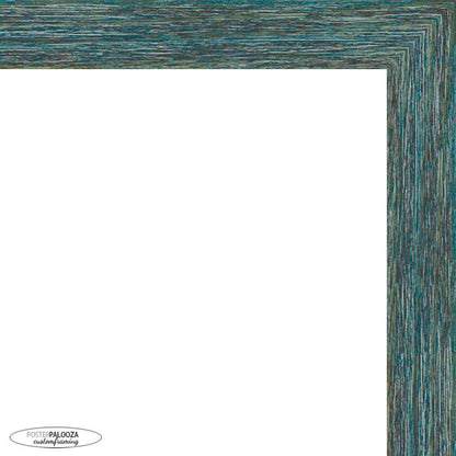 Distressed/Aged Blue Wood Picture Frame | Gustav Blue